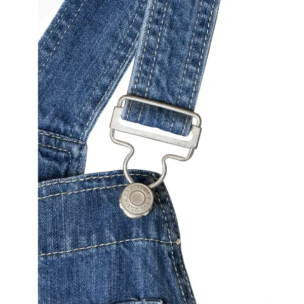 Gap Denim Overalls Women XS Blue Straight Leg Cotton Bib‎ Dungarees Streetwear - Image 5
