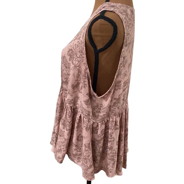 Torrid floral print peplum Georgette midi tank size 1X - Image 6