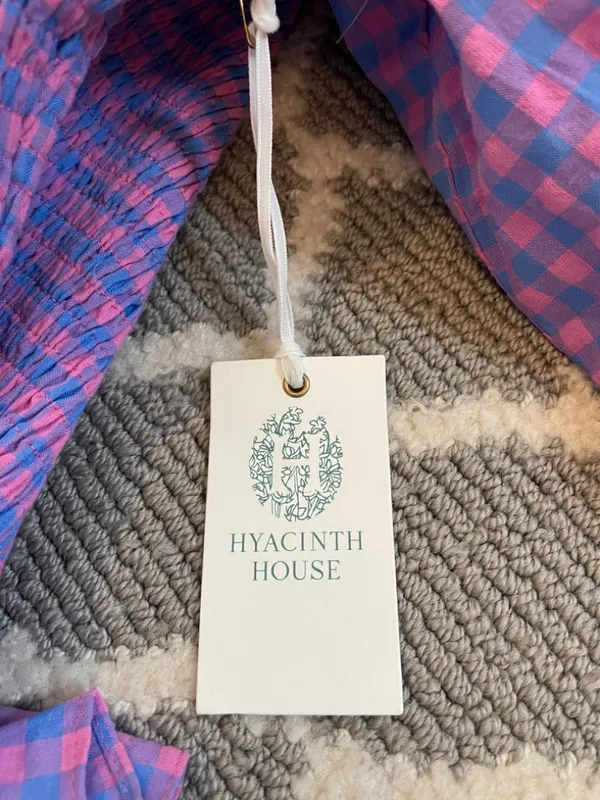 NEW WITH TAG HYACINTH HOUSE RUBY GINGHAM TOP XS! - Image 3
