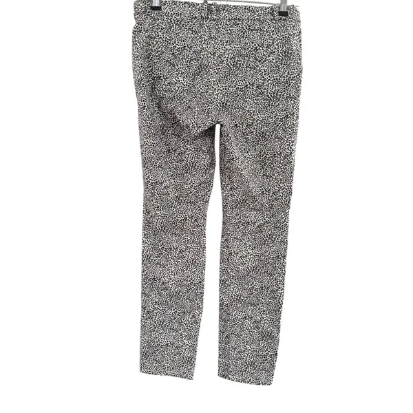 Mango Black and Brown Patterned Straight Leg Pants - Image 11