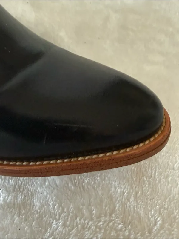 Maypie Womens Classic Chunky Heel Mule Black 6.5 - Image 8
