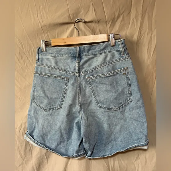 Madewell baggy jean shorts - Image 3