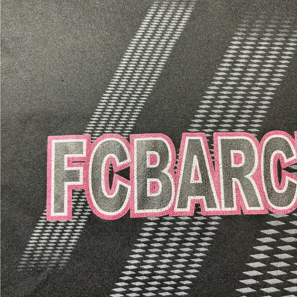 FC Barcelona Black Graphic T-Shirt - Image 3