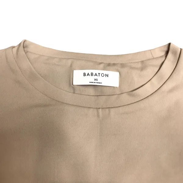 Babaton Mockneck Bodysuit in Taupe - Image 2