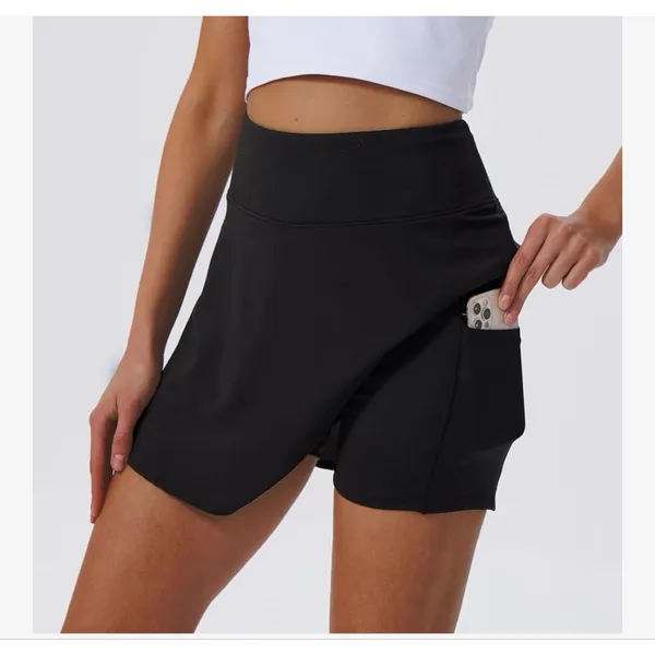 NEW Black Tennis Skirt with Shorts Athletic 2X - Image 6
