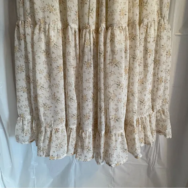 Altar'd State Prairie Dress Small Long Floral Smocked Tiered Cottagecore‎ Maxi - Image 6