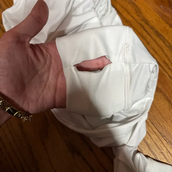 Mono b cropped white athletic jacket  - Image 3