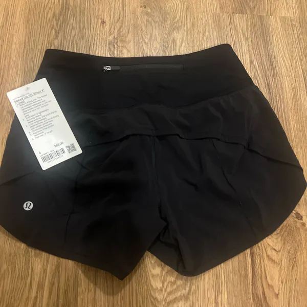 Lululemon Speed Up Shorts 4” In Black - Image 4
