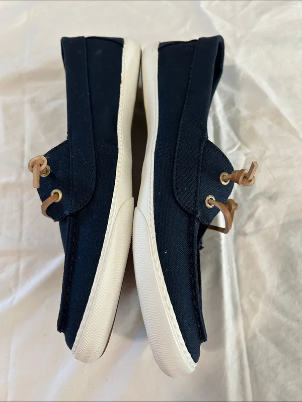 Sperry Sailaway Boat Canvas Shoe, Navy, Size 9.5, NWOT - Image 6