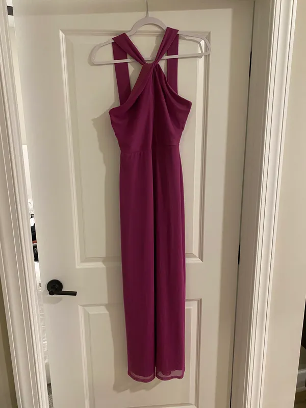 Quiz Purple Detachable Flower Dress - Image 3