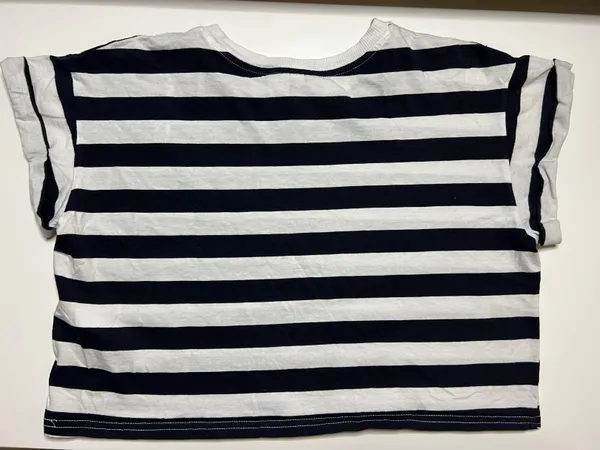 H&M Blue & White Striped Top - Image 2