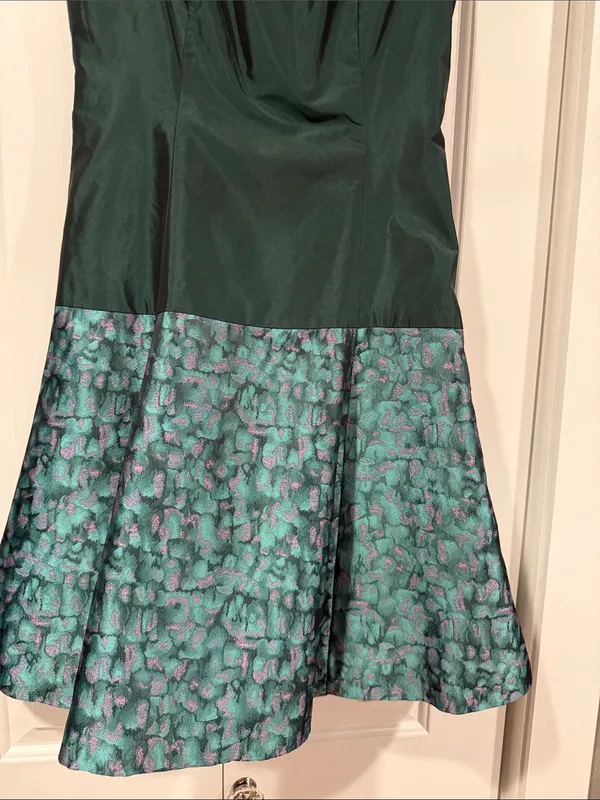 B. Michael America Collection Green Sleeveless Fit-and-Flare Midi Dress‎ 6 - Image 2