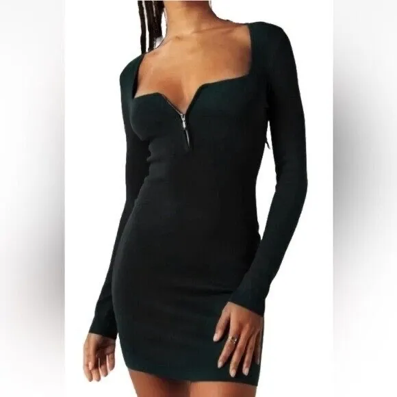 ABERCROMBIE Softknit Mini‎ Bodycon Dress - Image 5
