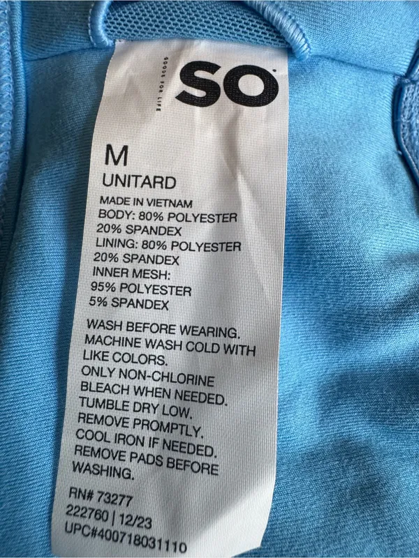 SO Light Blue Stretch Unitàrd - Image 6