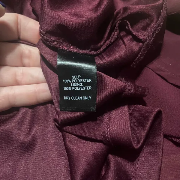 LuLus Wmns Magenta Flowy Maxi Lined Halter Air of Romance Dress Sz L Bridesmaid - Image 8