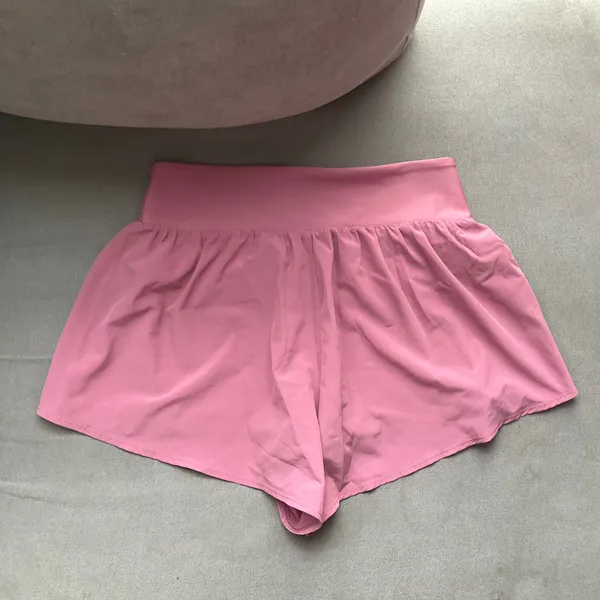Alo Yoga V-Cute Running Short Pink Wild Rose XS - Image 5