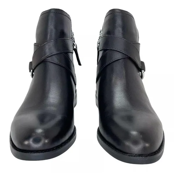 NWT Lauren Ralph Lauren Women's Hermione Ankle Fashion Boots Black 7B - Image 7