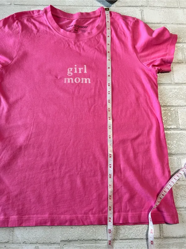 Life Is Good Bright Pink "girl mom" Short Sleeve Tee - Image 5