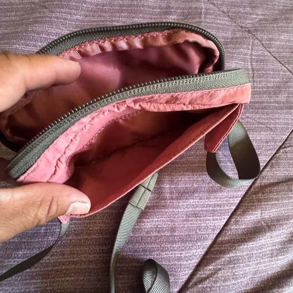 lululemon athletica Pink Kids Belt Bag with Olive Strap - Image 5
