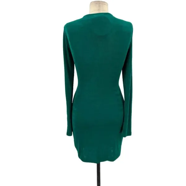 Princess Polly Kylie Mini Dress‎ Forest Green Cut-Out Ruched Bodycon Size US 8 - Image 8