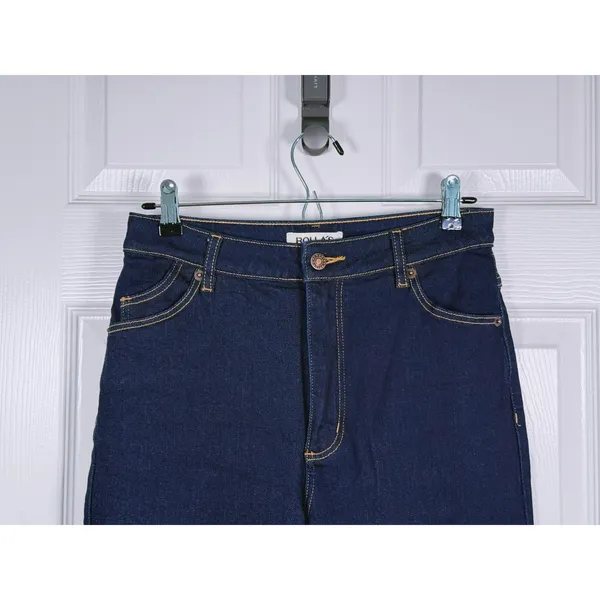 Rolla's Eastcoast Flare Jeans High Rise Womens Size 27 Dark Wash Denim Y2K 90s - Image 5