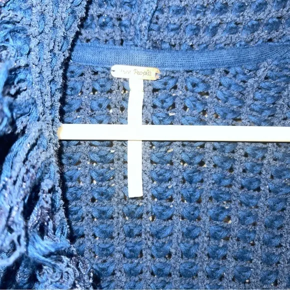 Free People I'll Be‎ Around Fringe Cardigan XS - Image 3