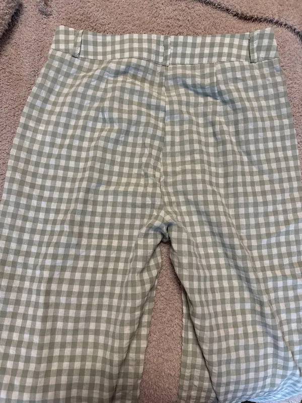 Green Gingham Pants Shein - Image 2