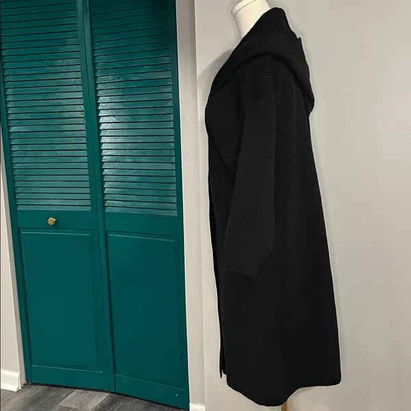 Maxi length cardigans hooded ($139) with belt loops - Image 3