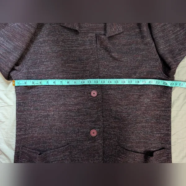 Vintage Magic Italian Merino Wool Blend Duster Cardigan Women's Large - Image 7