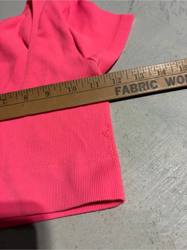 Aerie coral Scoop Neck Crop Top small - Image 8