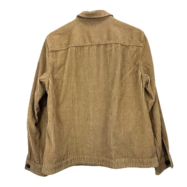 LL Bean Wide Wale Corduroy Button Up Cotton Shirt Jacket Size‎ MEDIUM Pockets - Image 8
