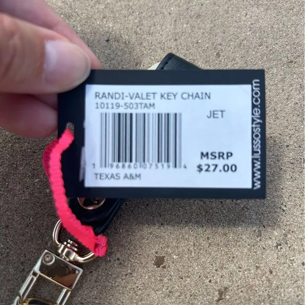 New Black Leather Key Chain Holder Texas A&M - Image 4