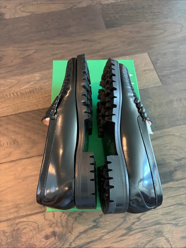 New in Box JCrew Winona Lug-Sole Penny Loafers in Italian Spazzolato Sz 7.5 - Image 10
