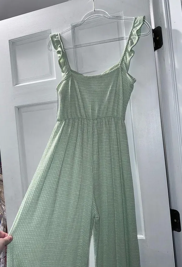 Caution to the Wind Green jumpsuit - Image 9