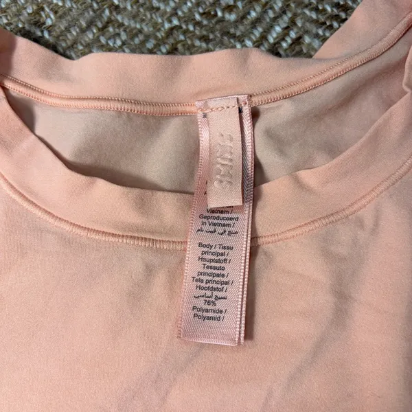 Skims Fits Everybody Short Sleeve T-Shirt Sz L Comfy Casual Preppy Minimal - Image 3