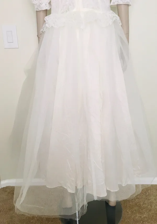 Jessica McClintock Vintage Gunne Sax Wedding Dress - Image 6