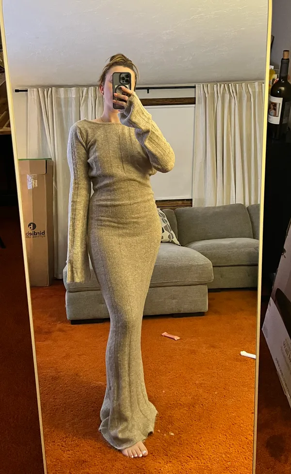 Pretty Little Thing Maxi Sweater Dress - Image 5