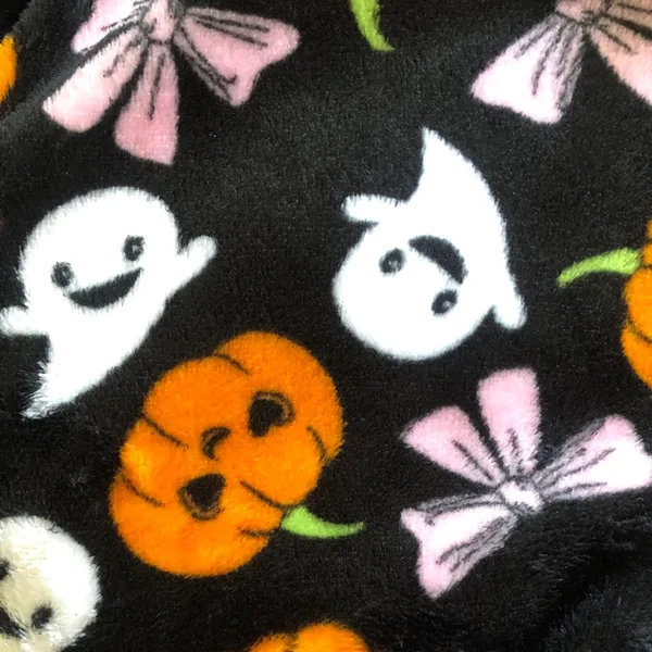 Halloween nwot size XL Pumpkin ghost bows Lounge Pants - Black/Orange - Image 4