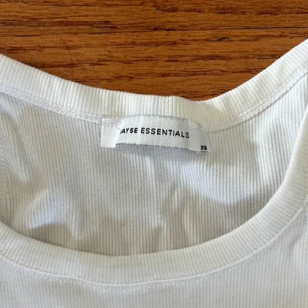 Bayse White Tank Top Size XS - Image 2
