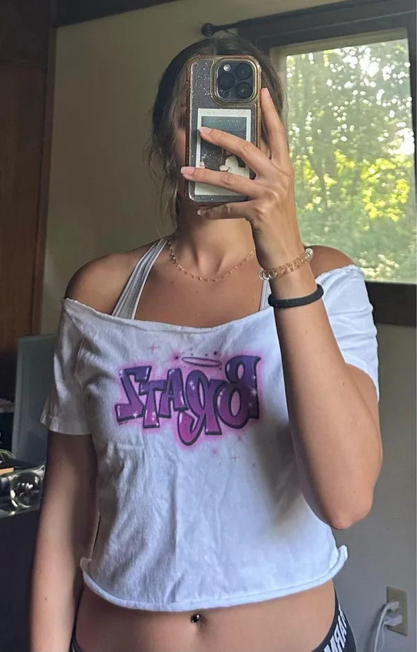Bratz Crop Top White - Image 2