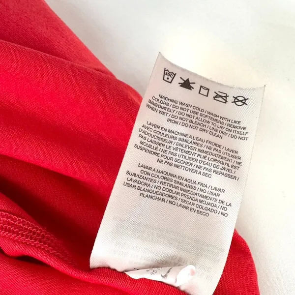 Nike | Dri-Fit V-Neck Shirt | Red | Size M - Image 7