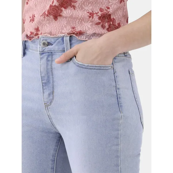 NOBO Jeans Womens Mid Rise Relaxed Bootcut Denim Jean Pants 32” Inseam, NWT - Image 4
