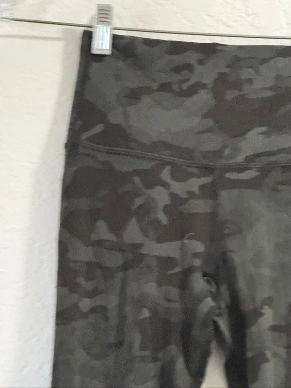 LULULEMON Align 2 Pant Small Incognito Camo Multi leggings - Image 2