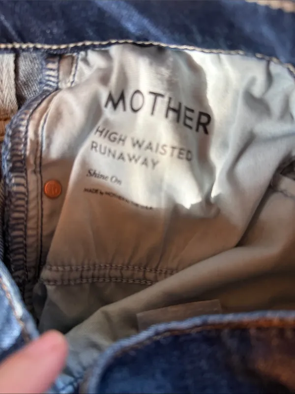 MOTHER The High Waisted Runaway Jeans- size 27 - Image 11