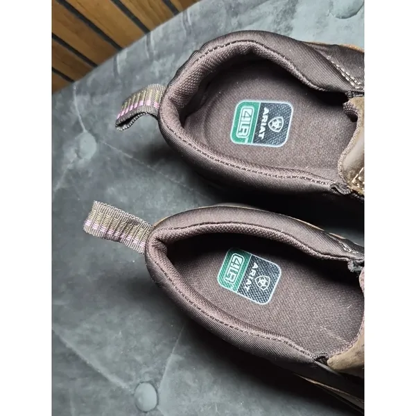 Ariat Women's Brown and Pink Boots - Image 2