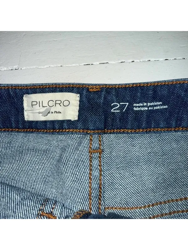 Pilcro dark wash carpenter jeans Size 27" #denim #carpenterjeans - Image 3