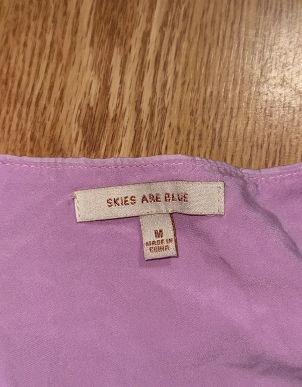 Skies Are Blue Cute Shirt Cropped - Image 2