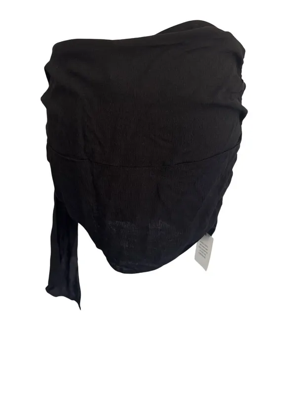 lovewave The Alissa Mini Skirt in Black Medium Womens Saron Wrap Coverup - Image 7
