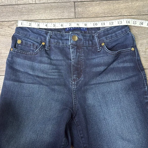 Bandolino Dark Blue Straight Leg Jeans - Image 6