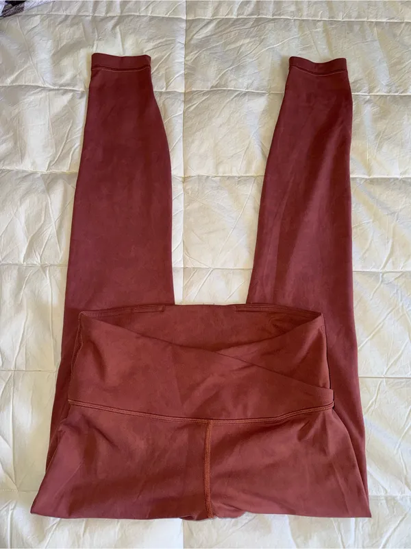 lululemon athletica Rust Red High-Rise Leggings - Image 4